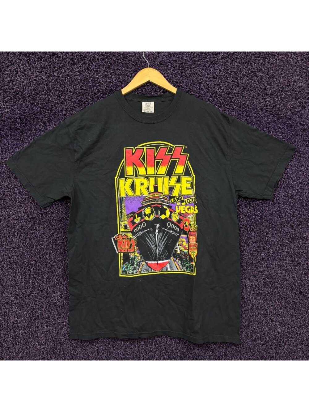 Kiss Kruise Landlocked in Vegas T-Shirt Size Extra Large